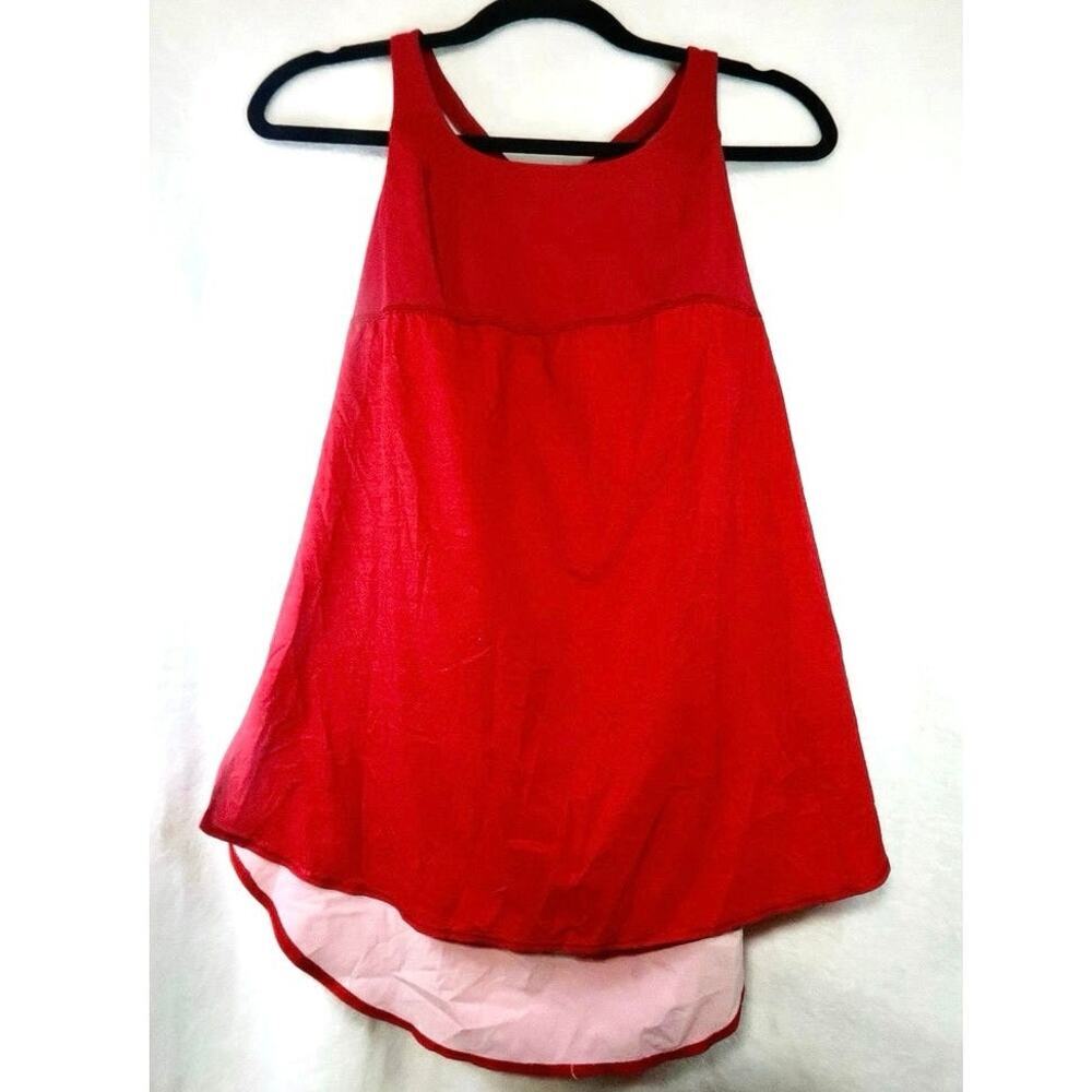 Lululemon Venus Racerback‎ Tank Top Red Size 8
